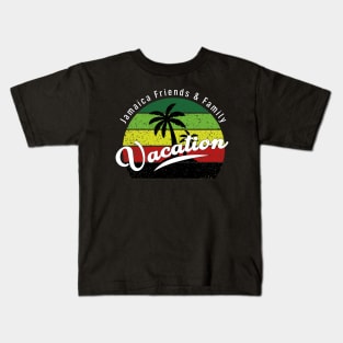 Vacation/Holiday/Trips To Jamaica, Jamaica Flag Kids T-Shirt